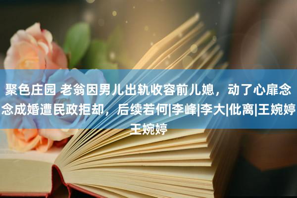 聚色庄园 老翁因男儿出轨收容前儿媳，动了心扉念念成婚遭民政拒却，后续若何|李峰|李大|仳离|王婉婷