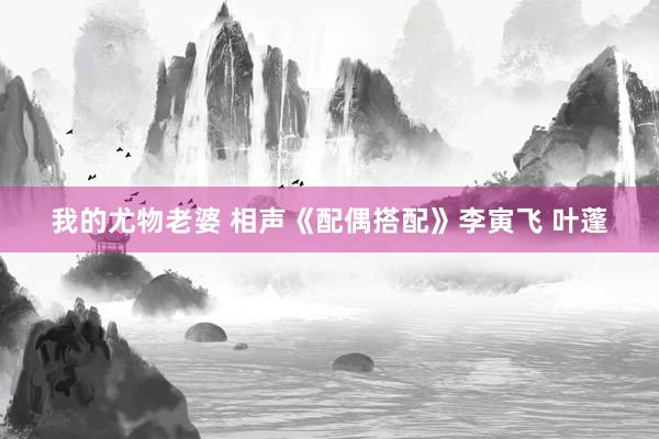 我的尤物老婆 相声《配偶搭配》李寅飞 叶蓬